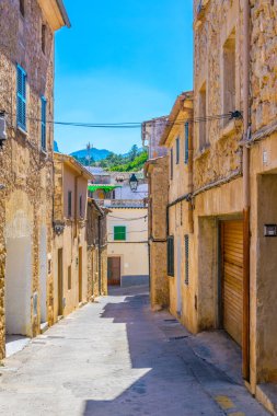Pollenca, Mallorca, Spai El Calvari chapel önde gelen Carrer del Calvari merdiven 365 adımlardan