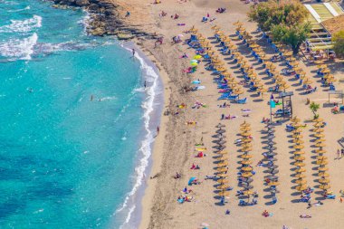 Mallorca, Spai Canyamel kumsalda havadan görünümü
