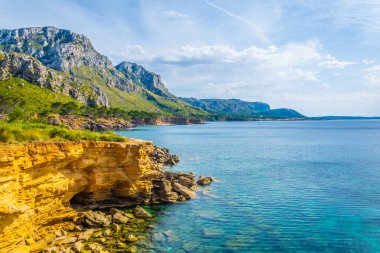 Düzensiz sahil Mallorca adlı Cap Ferrut