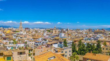 Santa Eulalia kilise, Spai Palma de Mallorca havadan görünümü