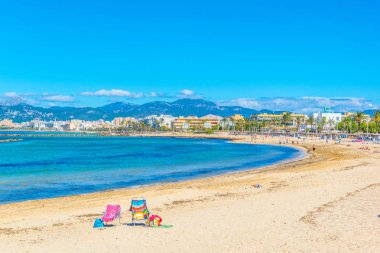 El Coll d 'en Rabassa plajı, Mallorca, Spai