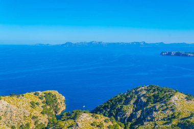 Cap Formentor, Mallorca, Spai kayalık peyzaj