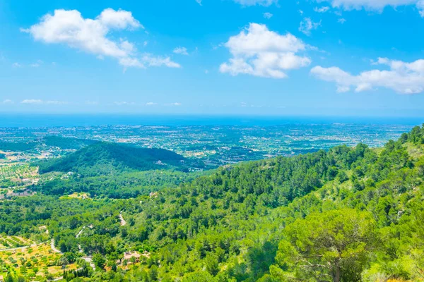 Luchtfoto Van Het Vasteland Van Mallorca Spanje — Stockfoto