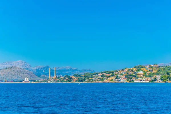 Bir Port d'Alcudia, Mallorca, Spai deniz görünümü