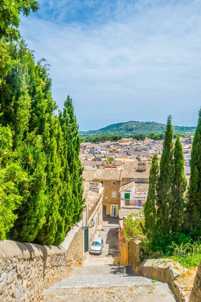 Scala Ripida Che Conduce Santuario San Salvador Arta Maiorca Spai — Foto Stock