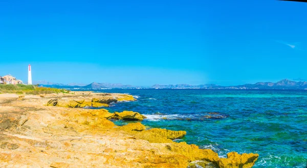 Baai Van Alcudia Mallorca Spai — Stockfoto