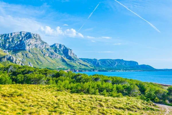 Členité Pobřeží Mallorky Cap Ferrut — Stock fotografie