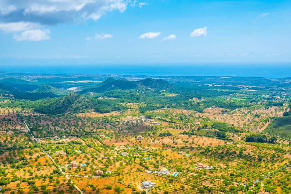 Vista Aérea Del Continente Mallorca España — Foto de Stock