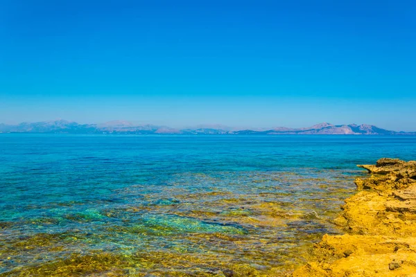 Agua Turquesa Mallorca Spai — Foto de Stock