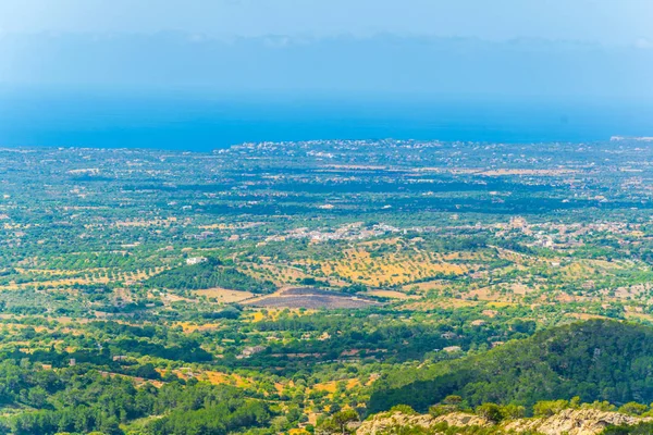 Veduta Aerea Della Terraferma Maiorca Spagna — Foto Stock