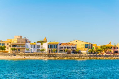 Colonia de sant pere, Mallorca, Spai deniz görünümü