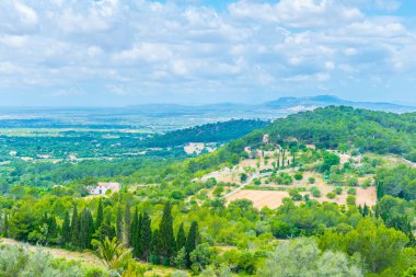 Anakara Mallorca, İspanya'nın havadan görünümü