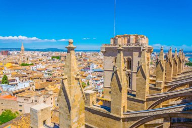 Santa Eulalia kilise, Spai Palma de Mallorca havadan görünümü