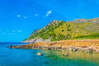 Düzensiz sahil Mallorca adlı Cap Ferrut