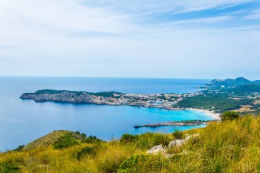 Cala Ratjada, Mallorca, Spai havadan görünümü