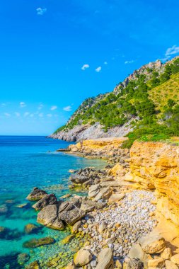 Düzensiz sahil Mallorca adlı Cap Ferrut