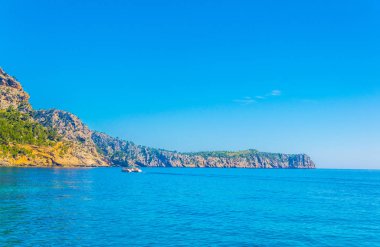 Mallorca, Spai, Cap Formentor çevrili Pollenca Körfezi