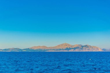 Alcudia ve pollenca koyları, Mallorca, Spai ayıran Victoria Yarımadası