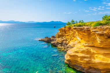 Düzensiz sahil Mallorca adlı Cap Ferrut