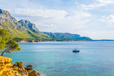 Düzensiz sahil Mallorca adlı Cap Ferrut