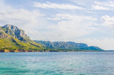 Düzensiz sahil Mallorca adlı Cap Ferrut