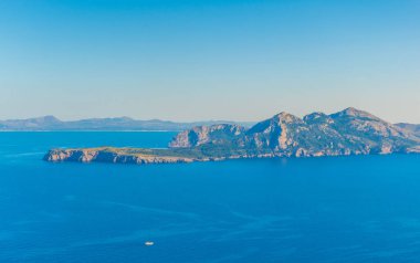 Alcudia ve pollenca koyları, Mallorca, Spai ayıran Victoria Yarımadası