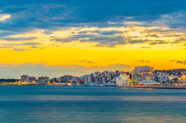 Palma de Mallorca, Spai bağlantı noktasının gün batımı görünümü