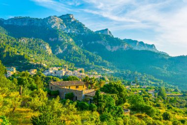 Estellencs, Mallorca, Spai havadan görünümü
