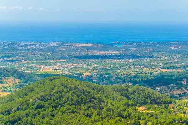 Luchtfoto Van Het Vasteland Van Mallorca Spanje — Stockfoto