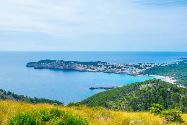 Luftaufnahme Von Cala Ratjada Mallorca Spai — Stockfoto