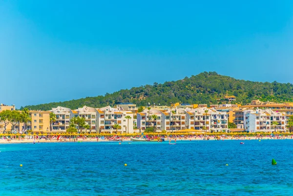 Vue Sur Mer Port Alcudia Majorque Spai — Photo