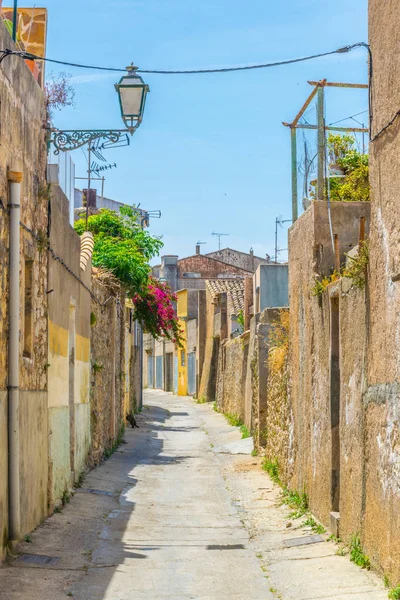 Vista Una Calle Estrecha Centro Histórico Arta Mallorca Spai — Foto de Stock