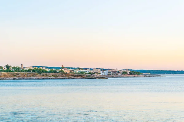 Vista Del Atardecer Colonia Sant Pere Mallorca Spai — Foto de Stock