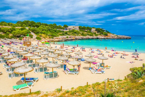 Cala Marcal Spanya Mayıs 2017 Cala Marcal Beach Mallorca Spai — Stok fotoğraf