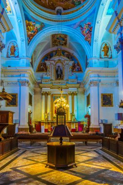 Valldemossa, İspanya, 26 Mayıs 2017: İç in gerçek Cartuja de Valldemossa, Mallorca, Spai