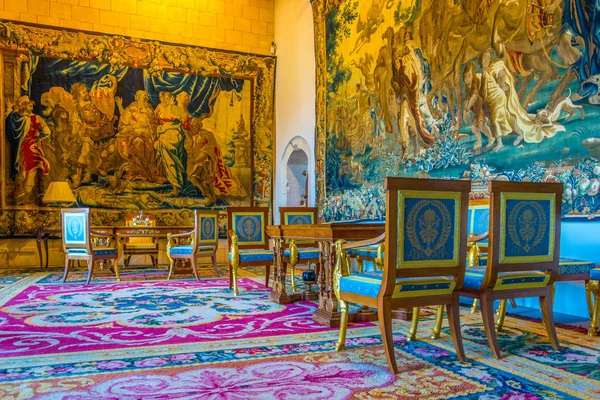 Palma Mallorca Spanje Mei 2017 Interieur Van Het Koninklijk Paleis — Stockfoto