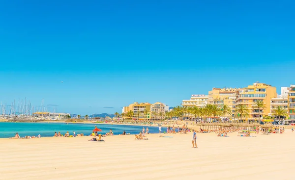 Palma Mallorca Spain May 2017 Playa Palma Beach Palma Mallorca — Stock fotografie