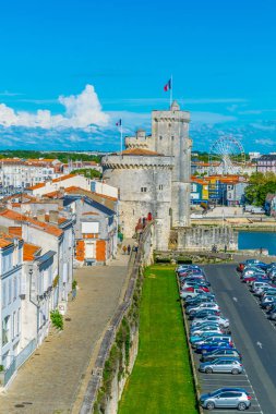 Tur de la chaine ve tur Saint Nicholas, La Rochelle, Frangı havadan görünümü