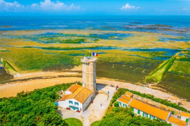 Hava görünümünü Ancienne Tur Des Baleines Ile de Re, Frangı adlı yer alan