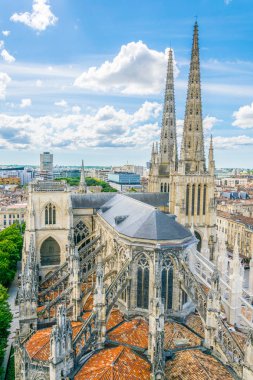 Cathedrale Saint-Andre de Bordeaux Bordeaux, Frangı havadan görünümü
