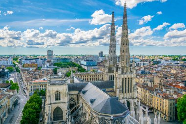 Cathedrale Saint-Andre de Bordeaux Bordeaux, Frangı havadan görünümü
