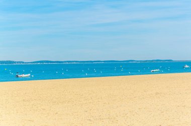 Arcachon, Frangı kumlu bir plaj görünümü