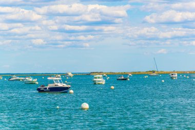 Frangı Arcachon koyu sahil şeridi