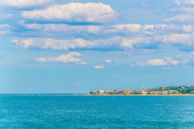 Frangı Arcachon koyu sahil şeridi