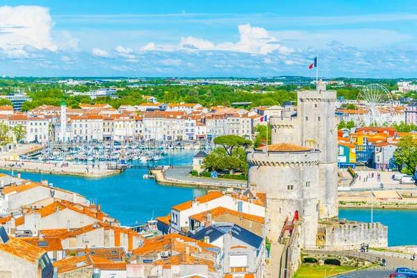 Tur de la chaine ve tur Saint Nicholas, La Rochelle, Frangı havadan görünümü
