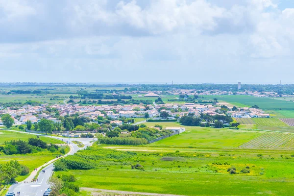 Vue Aérienne Saint Clément Des Baleines Franc — Photo