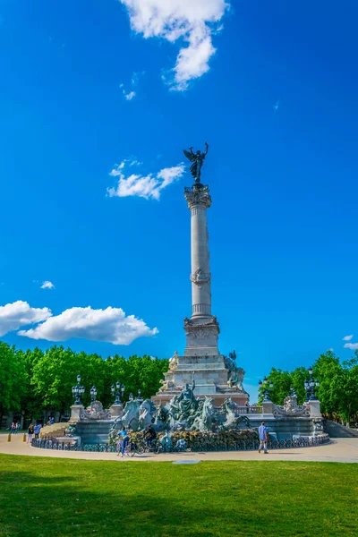 Monumento Aux Girondins Burdeos Franco — Foto de Stock