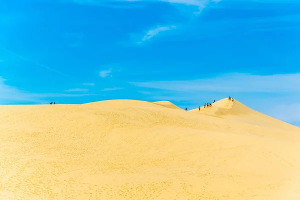 Düne Pilat Die Größte Sanddüne Europas Frankreich — Stockfoto