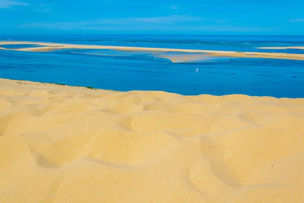 Dune Pilat Největší Písečné Duny Evropě Frank — Stock fotografie