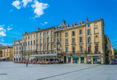 Bordeaux, Fransa, 14 Mayıs 2017: Bordeaux, Frangı Pey Berland meydanda